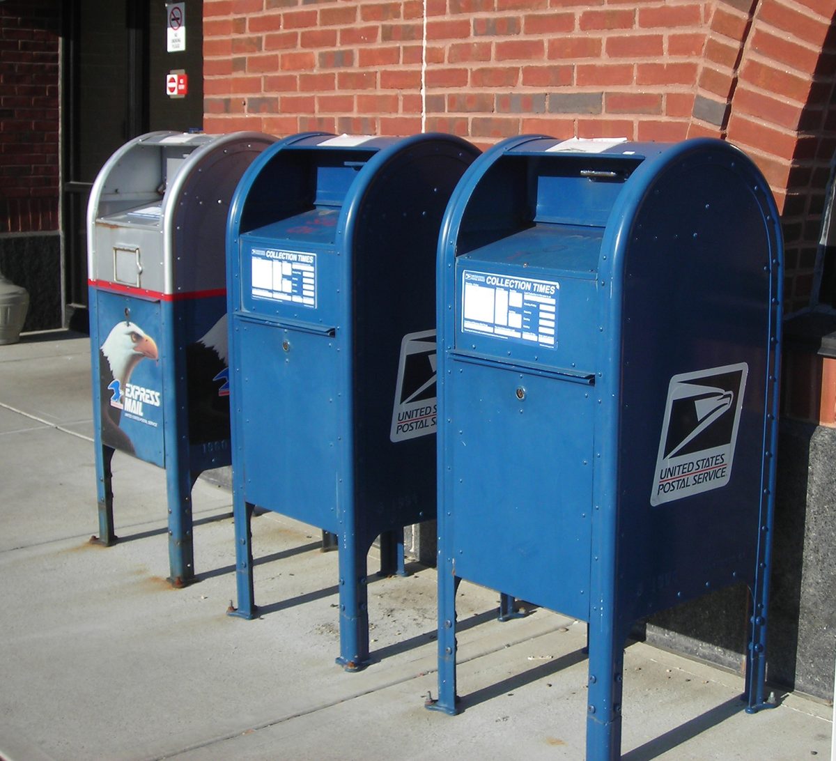 USPS mailboxes illustrating I-220B order of supervision notice tracking and work-permit evidence files