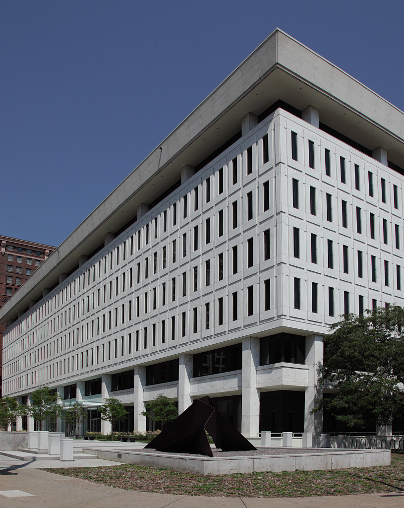 Federal building interior used to explain motion to change venue immigration court logistics after release or transfer